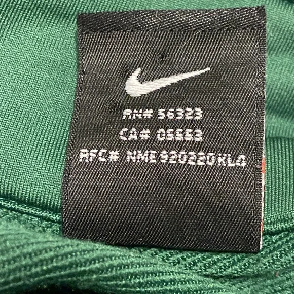 Nike Deadstock Vintage Y2K 2000s Nike Track Jacket Green Sz XXL - Picture 8 of 12